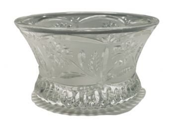 Frosted Glass Trinket Bowl