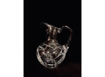 Stunning Vintage Crystal Pitcher