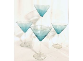 New In Box 4 Libbey Martini Glasses