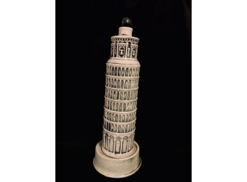 Vintage Leaning Tower Of Piza Decanter