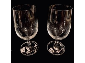 Pair Of Gorgeous Rosenthal AG Germany Single Pour Beer Glasses