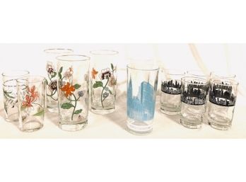 Vintage Patterned Glasses (12ct)