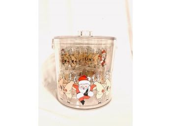 Acrylic Reindeer Ice Bucket & Tumbler Set (5pcs)