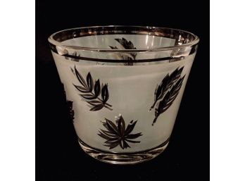 Classic Vintage Silver Foliage Ice Bucket