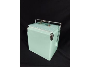 Vintage Mid-century Modern Rectangular Portable Ice Chest