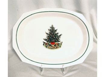 Vintage Pfaltzgraff Christmas Tree Serving Platter