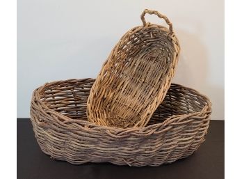 2 Grapevine Baskets