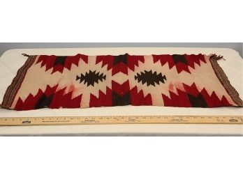 Vintage Saddle Blanket, Native American, Early 20th Century