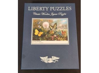 Wooden Liberty Puzzle, Unique Cut Pieces