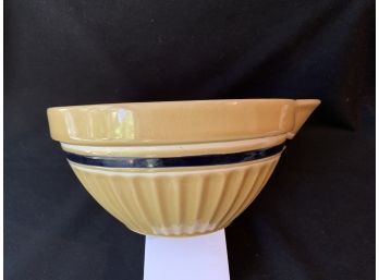 Yellow Ware Mixing Bowl