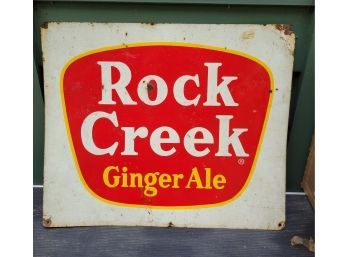 Rock Creek Ginger Ale  Tin Sign