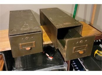 Index Card File Boxes