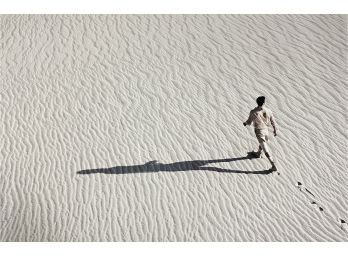 Huge - Man In The Sand Photograph