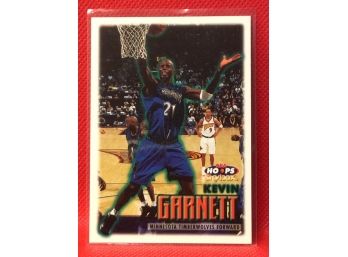 1999 NBA Hoops Kevin Garnett Card