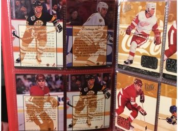 Mini Sports Card Album Filled With NHL Hockey Cards