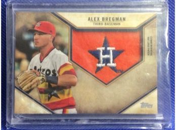 2019 Topps Alex Bregman Astros Commemorative Patch Card