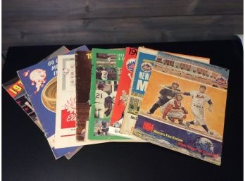 Vintage 1960s-1970s New York Mets Yearbook And Program Collection