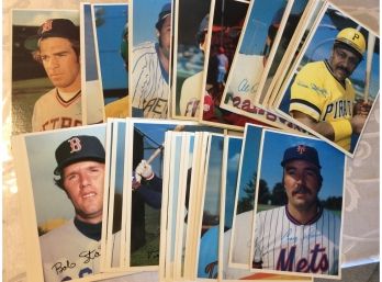 1980 & 1981 Topps Superstars Photo Card Lot With Box