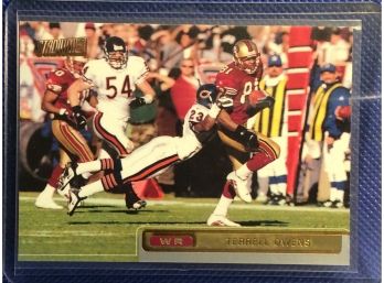 2001 Topps Stadium Club Terrell Owens Card