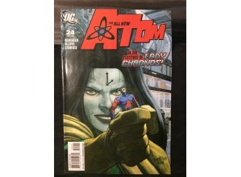 2008 The All New Atom In The Clutches Of Lady Chronos Comic Book #24