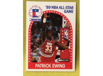 1989 NBA Hoops Patrick Ewing All Star Card