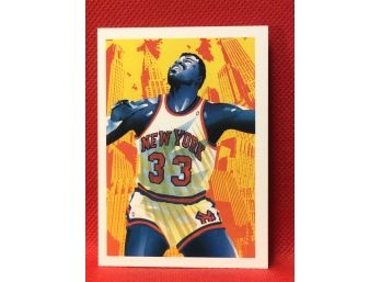 1990 NBA Hoops Patrick Ewing Art Card