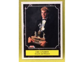 1991 Score Eric Lindros Awards And Honors Hockey Card