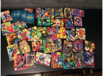 Assortment Of Comic Trading Cards