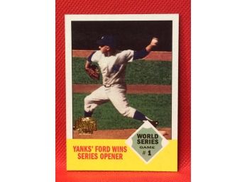 2001 Topps Archives 1963 Whitey Ford Card