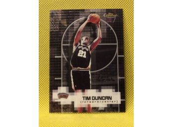 2000 Topps Finest Tim Duncan Card