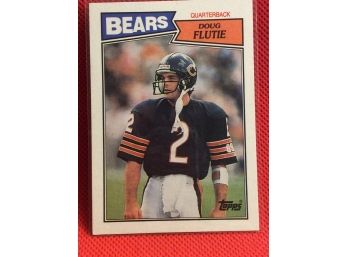 1987 Topps Doug Flutie Football Card