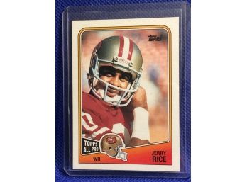 1988 Topps Jerry Rice Football Card