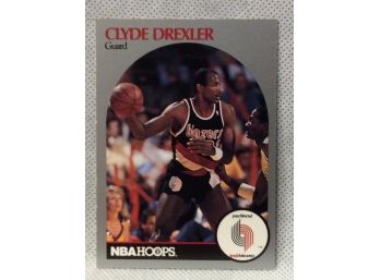 1990 NBA Hoops Clyde Drexler Card