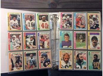 1978 Topps Football Complete Set In Binder/sheets