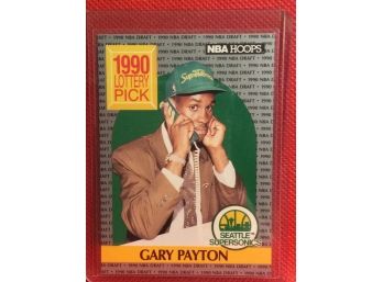 1990 NBA Hoops Gary Payton Rookie Card