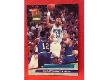 1992-93 Fleer Ultra Alonzo Mourning Rookie Card