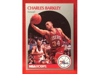 1990 NBA Hoops Charles Barkley Card