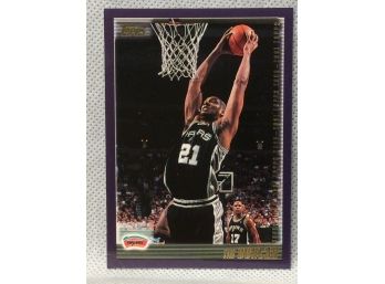 2000-01 Topps Tim Duncan Card