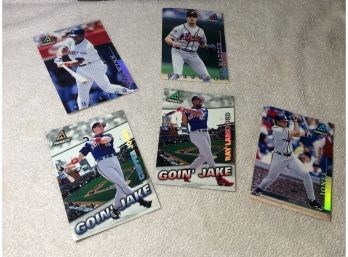 Lot Of 5 Jumbo Baseball Cards