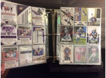 Large Binder Full Of NFL Football Cards - Various Years