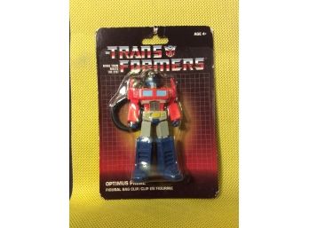 TransFormers Optimus Prime Bag Clip New In Package