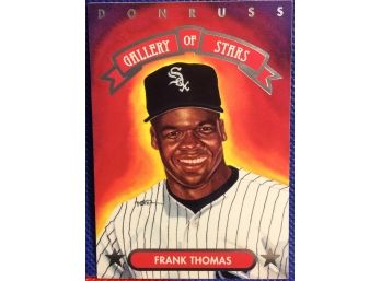 1992 Donruss Gallery Of Stars Frank Thomas Baseball Card