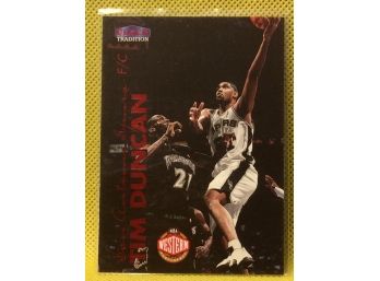 1999-00 Fleer Tradition Tim Duncan Card