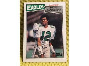 1987 Topps Randall Cunnigham Football Card