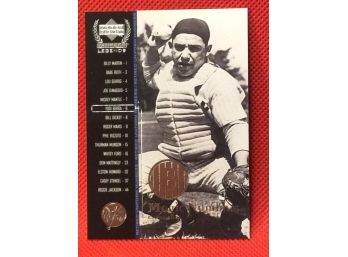 2000 Upper Deck Yankees Legends Yogi Berra Card