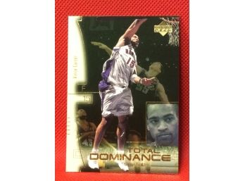 2000 Upper Deck Vince Carter Total Dominance Card