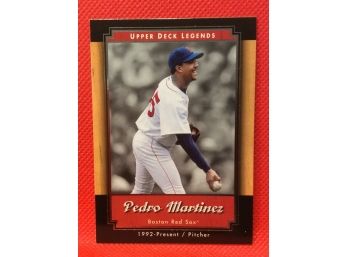 2001 Upper Deck Legends Pedro Martinez Card