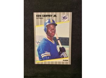 1989 Fleer Ken Griffey Jr Rookie Card