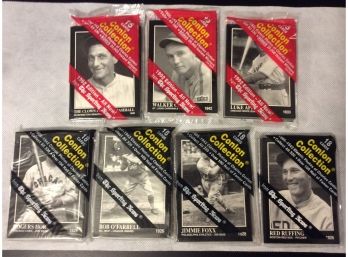 1992 Conlon Baseball Card Packs Lot Of 7