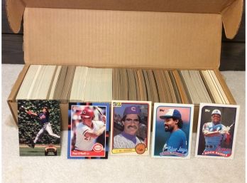 Box Of Assorted 80s And 90s Baseball Cards